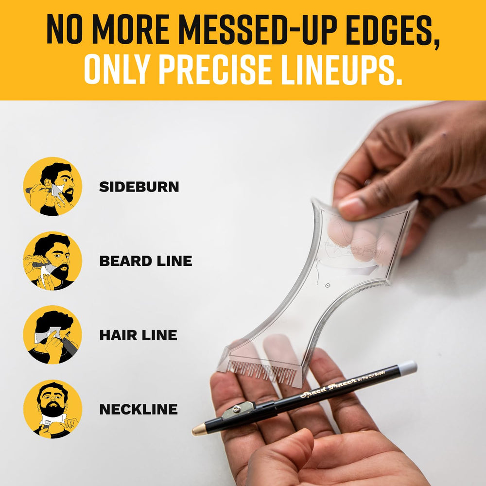 The Cut Buddy Plus - courbes plus longues adaptées à diverses morphologies de tête.