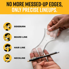 The Cut Buddy Plus - courbes plus longues adaptées à diverses morphologies de tête.