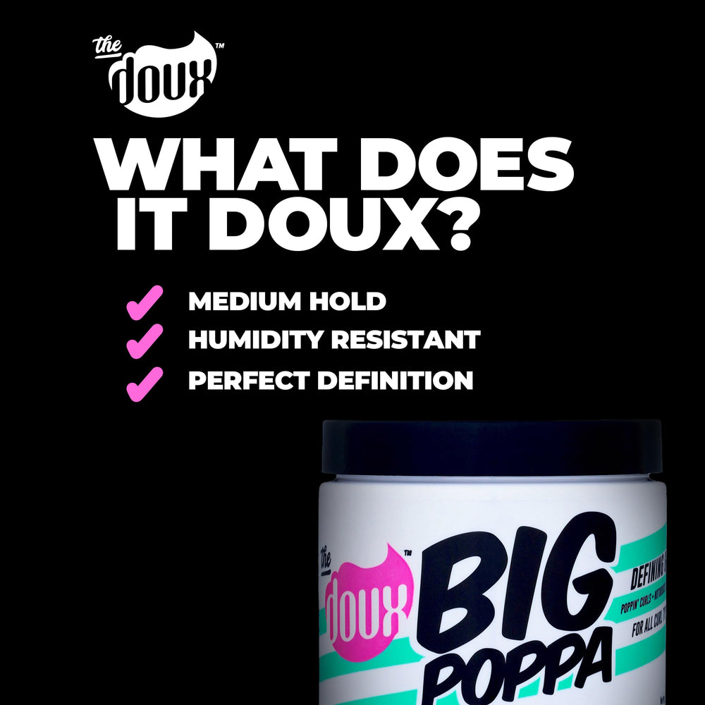 Fórmula suave facilita el lavado y uso diario con The Doux Big Poppa.