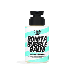 The Doux Bonita Bubble Balm muestra textura cremosa para definición de rizos.