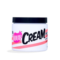 The Doux C.R.E.A.M. Twist & Curl Cream en bote, define rizos con hidratación.