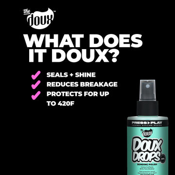 The Doux Drops Bonding Polish Spray uso diario para acabado suave y ligero