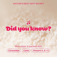 The Face Shop: agua de arroz aporta brillo y nutrición a la piel.