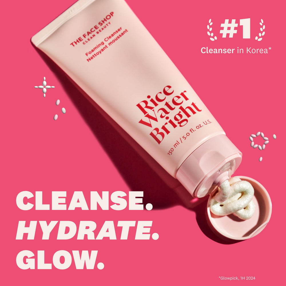 The Face Shop Rice Water Bright Duo: aceite desmaquillante que elimina maquillaje resistente sin irritar.