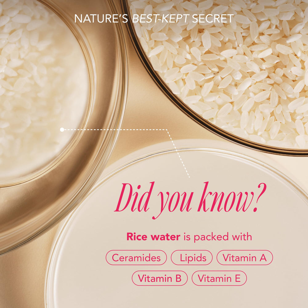 Limpiador espumoso Rice Water Bright limpia poros y deja sensación fresca