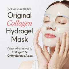 The Face Shop hoja hidrogel translúcida revela cuándo retirar para absorción óptima.