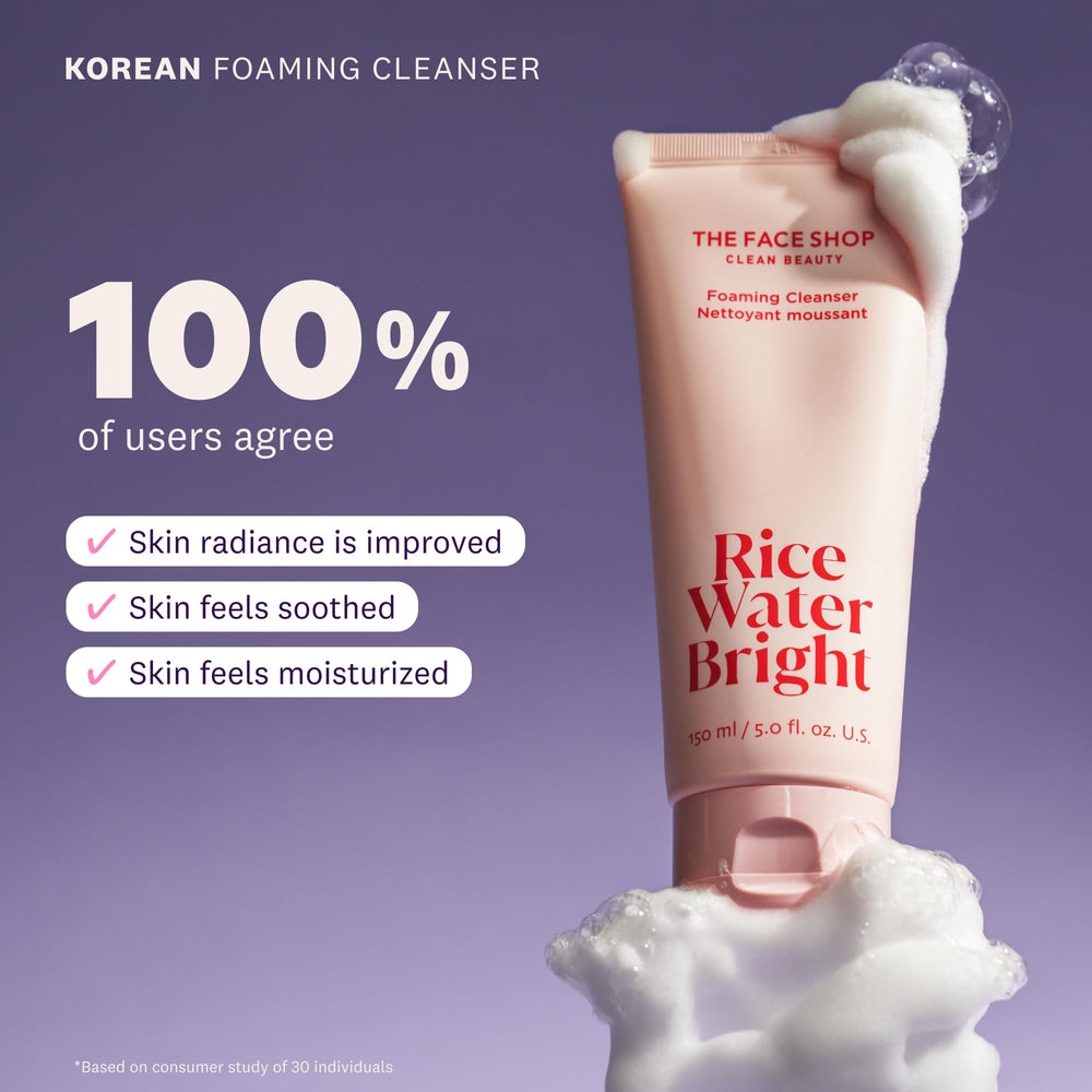 The Face Shop Rice Water Bright Duo: cuidado de la piel coreano importado para rutina diaria.