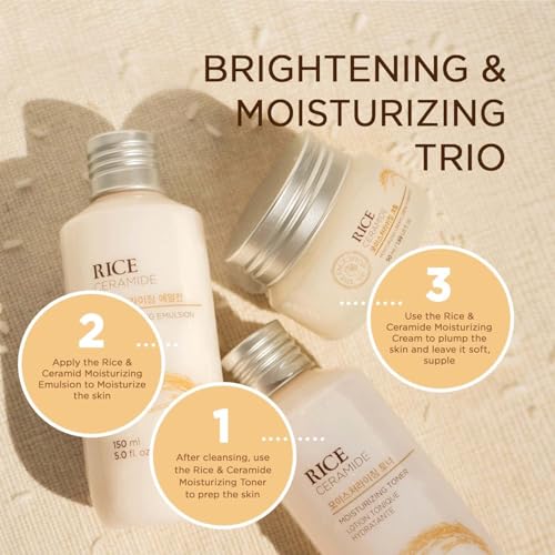 Detalle del envase de The Face Shop Rice Ceramide Cream