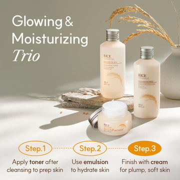 Tecnología nano en Rice Ceramide Cream para mejor absorción de nutrientes