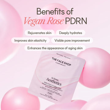 The Face Shop Rose PDRN Spa en casa para una piel luminosa