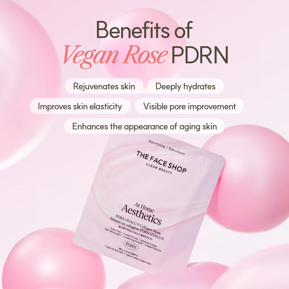 The Face Shop Rose PDRN Spa en casa para una piel luminosa