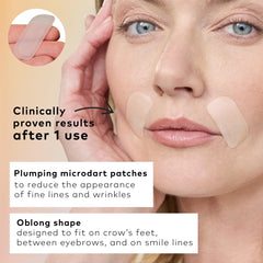 The Good Patch Skincare, patchs hydrogel pour les yeux, application douce et ciblée.