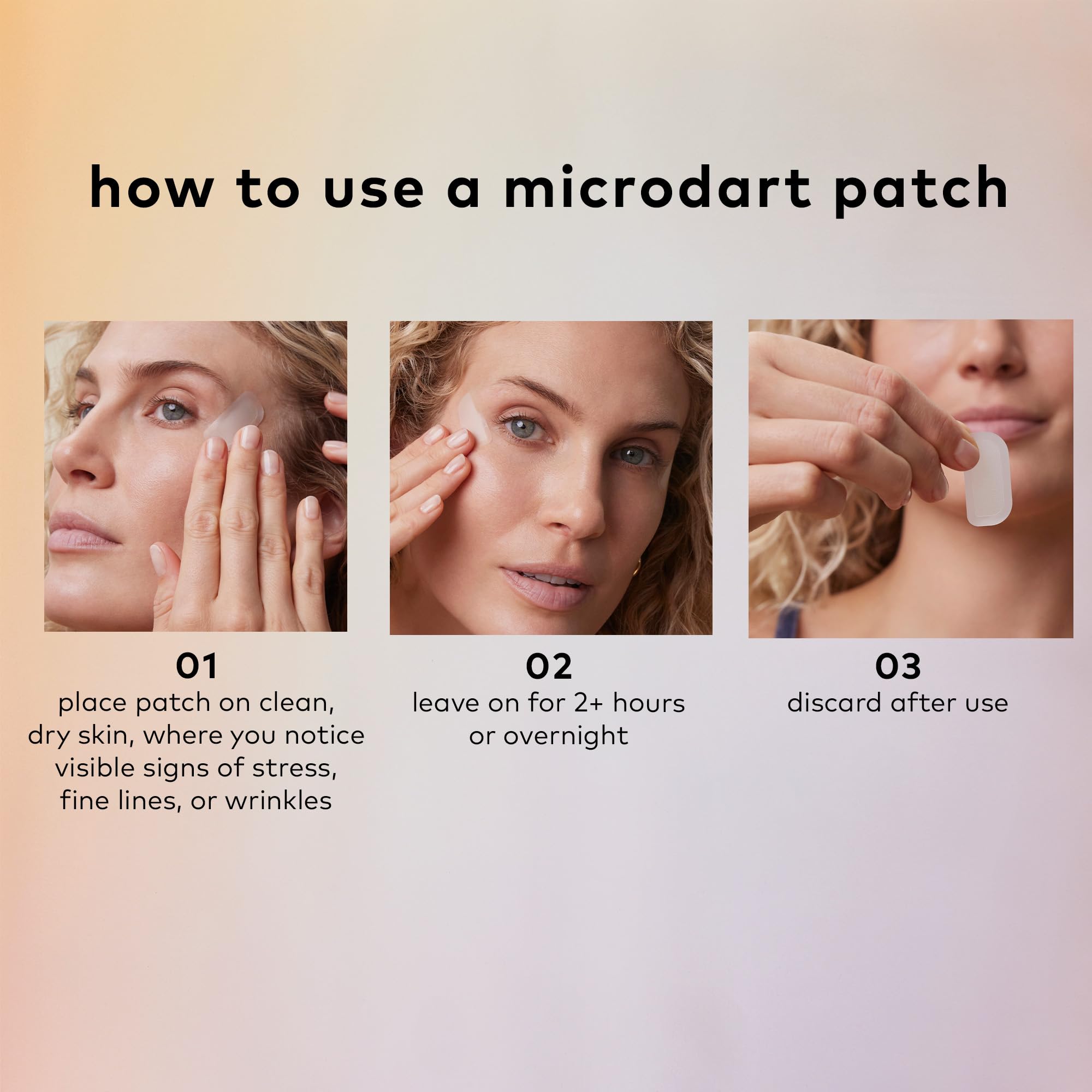 The Good Patch Skincare, emballage plan rapproché, visuel clair et prêt à emporter.