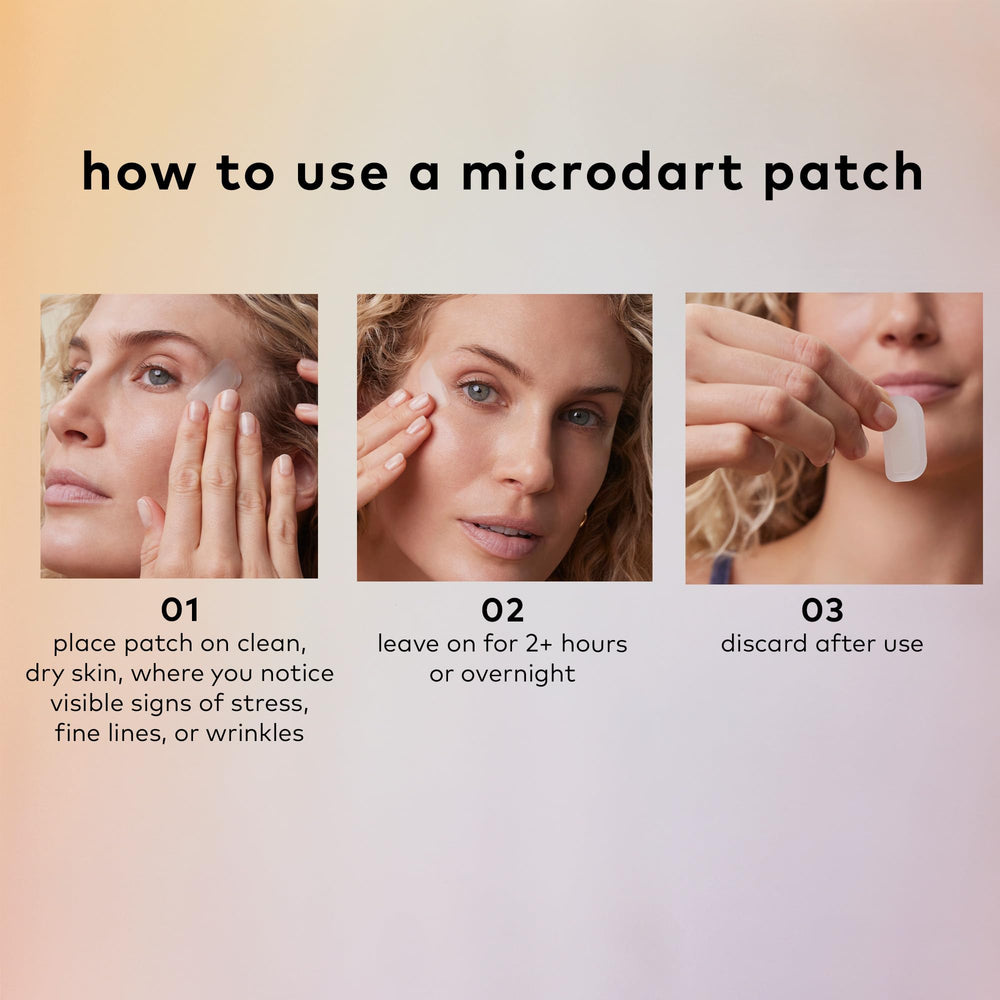 The Good Patch Skincare, emballage plan rapproché, visuel clair et prêt à emporter.