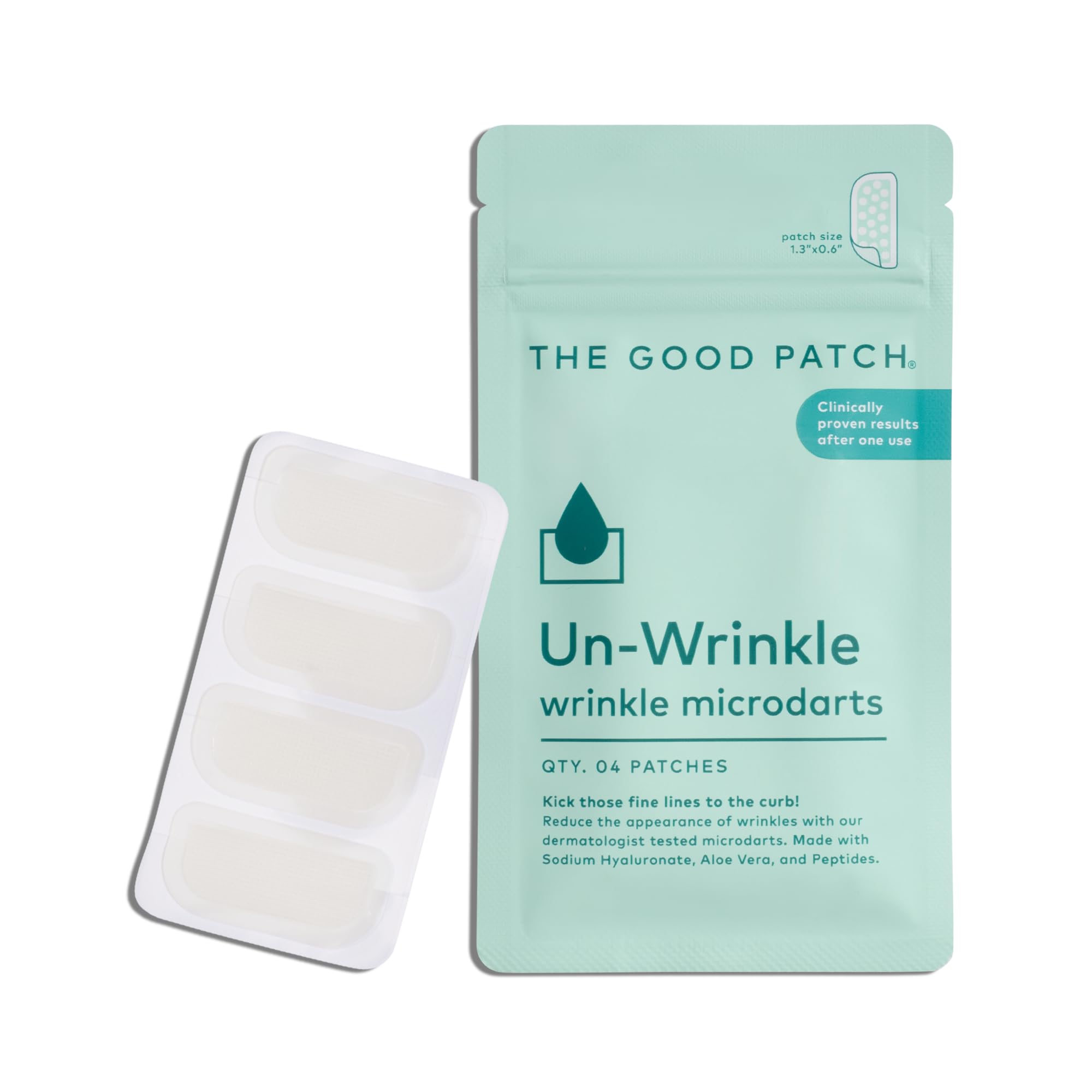 The Good Patch Skincare, patchs hydrogel pour les yeux, application facile.