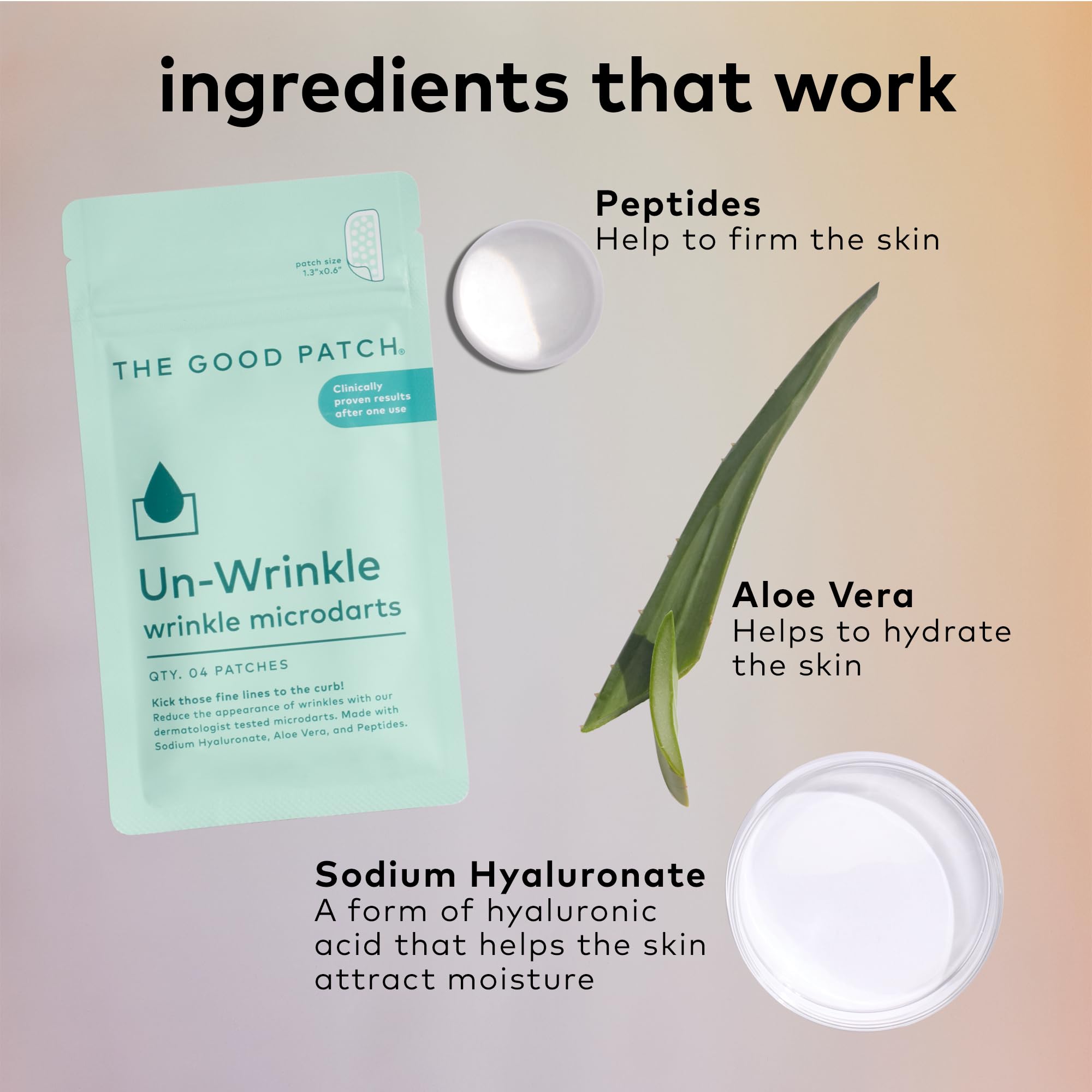 The Good Patch Skincare, texture hydrogel, sensation fraîche et confortable.