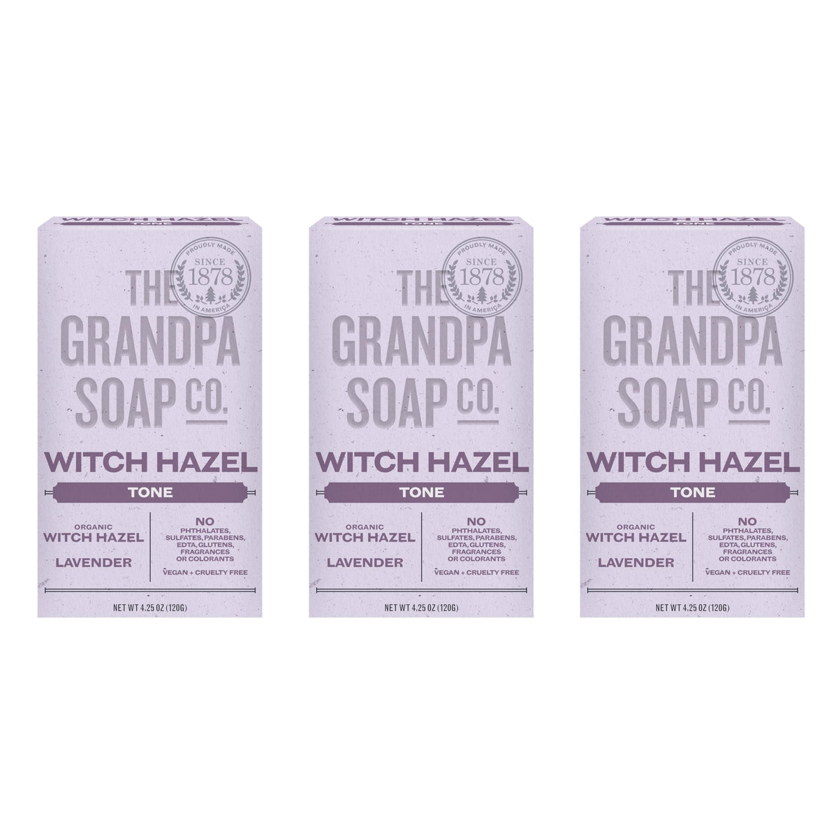 The Grandpa Soap Company barra-jabon-presentacion: limpieza suave para la piel.