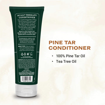 Empaque reciclable del Acondicionador Pine Tar de The Grandpa Soap Company.