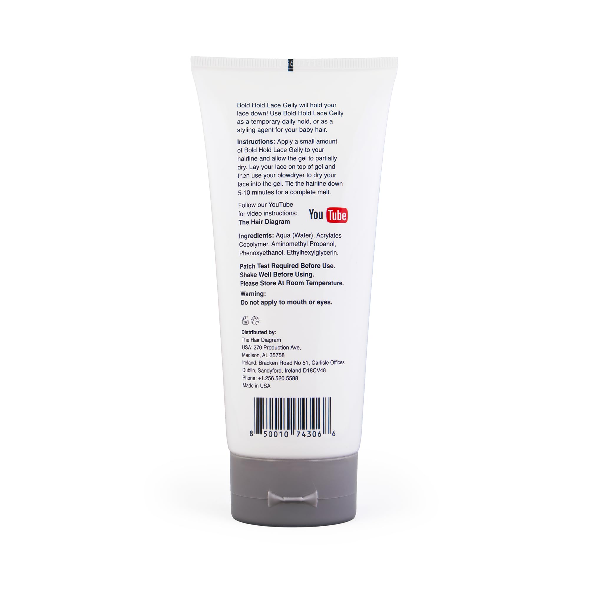 Edge-control with The Hair Diagram Lace Gelly for daily sleek look