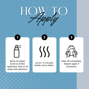 The Hair Diagram Bold Hold Lace Remover usado en encaje de pelucas y extensiones.