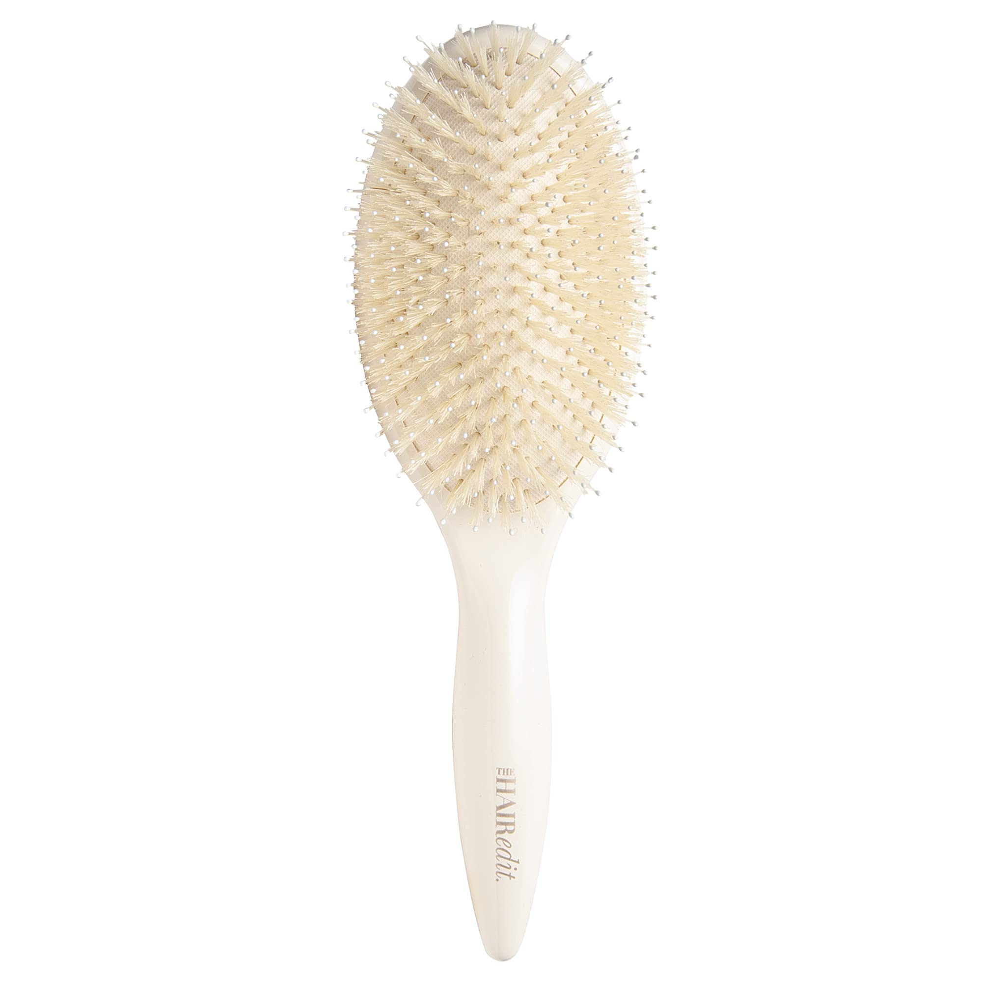 The Hair Edit cepillo con cerdas de jabalí para brillo y suavidad diarios.