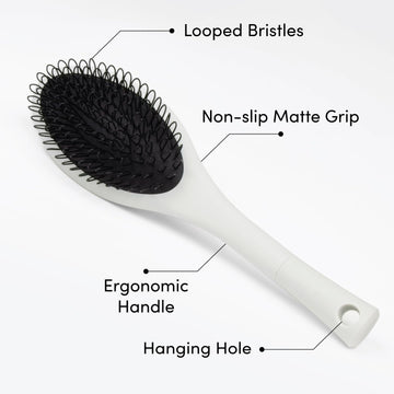 The Hair Shop Loop Beige apto para pelucas y toupees en peinados variados