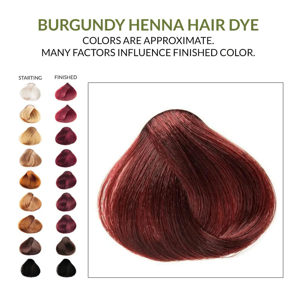 The Henna Guys Burgundy - colorante vegetal de origen natural.