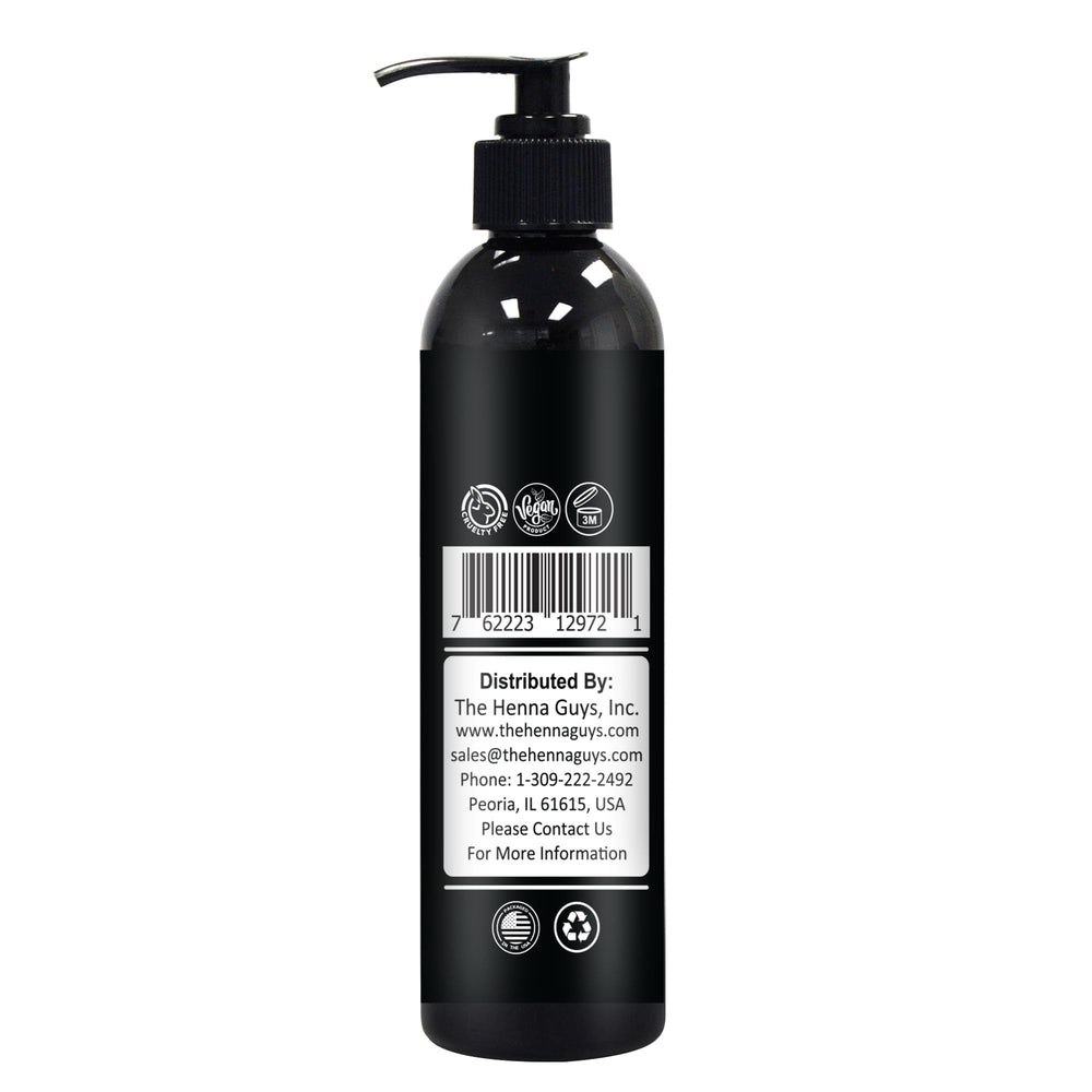 The Henna Guys pre-shave oil, compatible con maquinillas rectas o de seguridad.