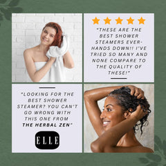The Herbal Zen Bombe Douche Aromathérapie Dans la Douche propose un ressenti apaisant.