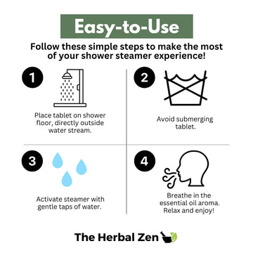 The Herbal Zen steam release image captures soothing aromatic vapor.