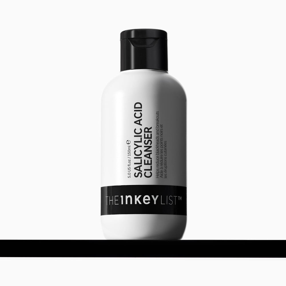 The INKEY List limpiador con ácido salicílico, botella, desincrusta poros y controla el brillo.