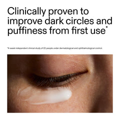 The INKEY List crema de ojos cafeína textura ligera y refrescante.