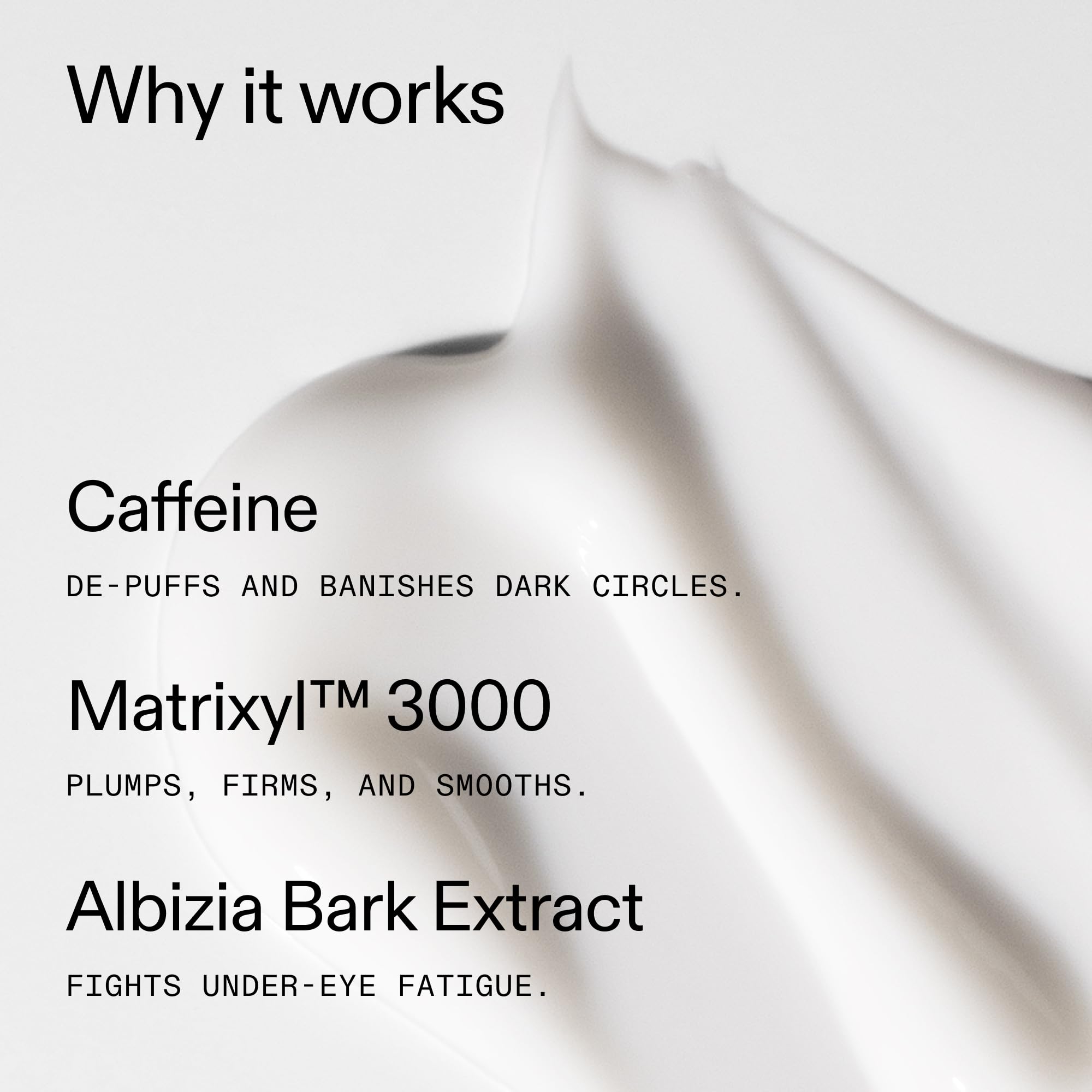 The INKEY List crema de ojos cafeína aspecto más despierto.