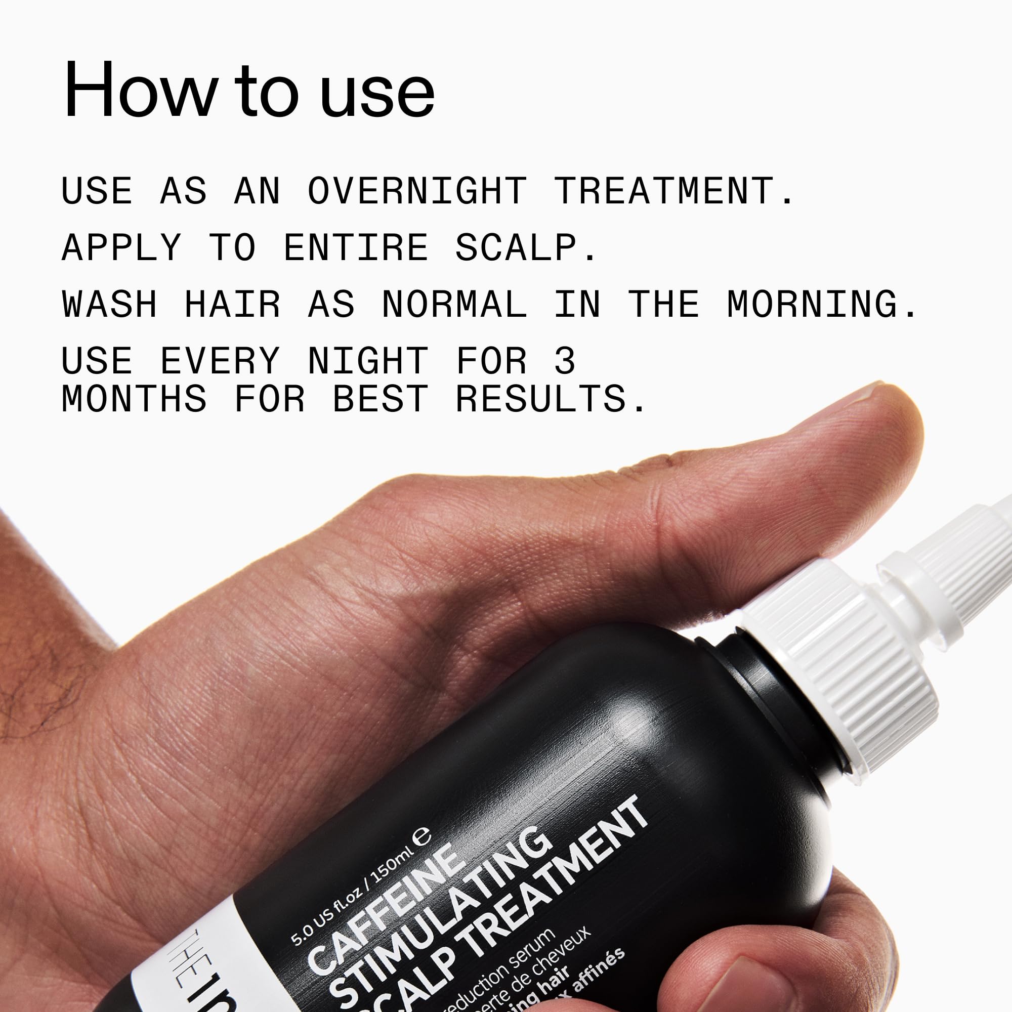 Nighttime ritual with The INKEY List scalp treatment for gentle stimulation.