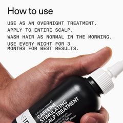 Nighttime ritual with The INKEY List scalp treatment for gentle stimulation.
