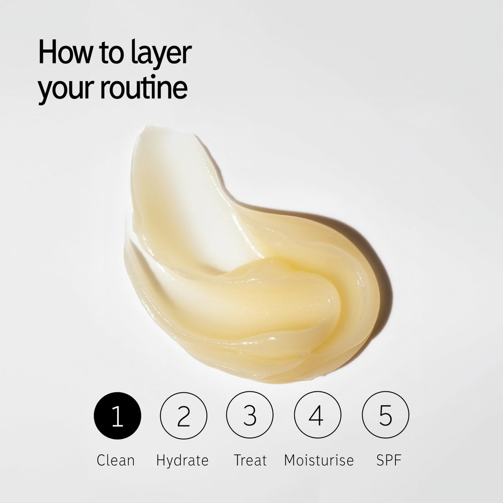 The INKEY List Oat Cleansing Balm funciona en AM y PM como primer limpiador en la rutina.