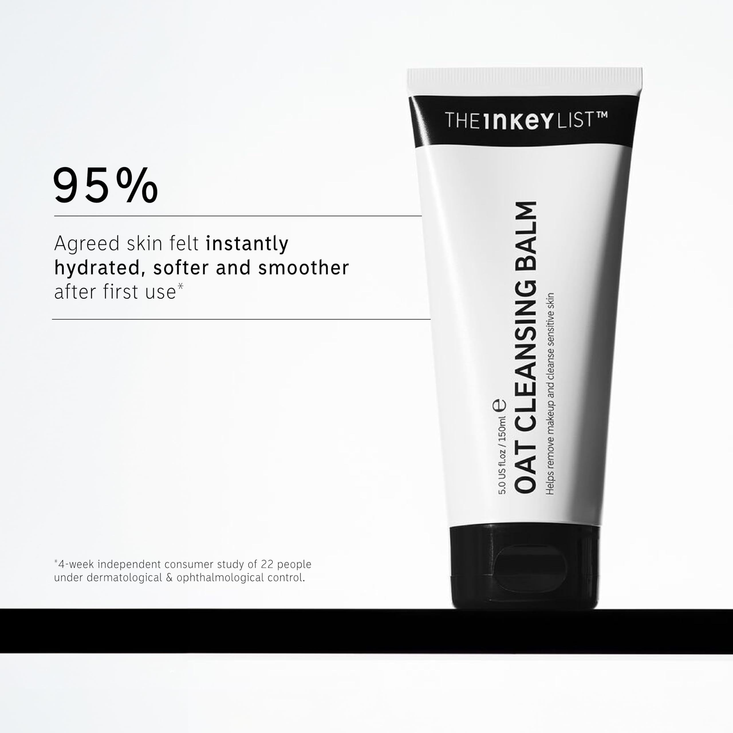 The INKEY List Oat Cleansing Balm contiene avena para hidratar y calmar la piel.
