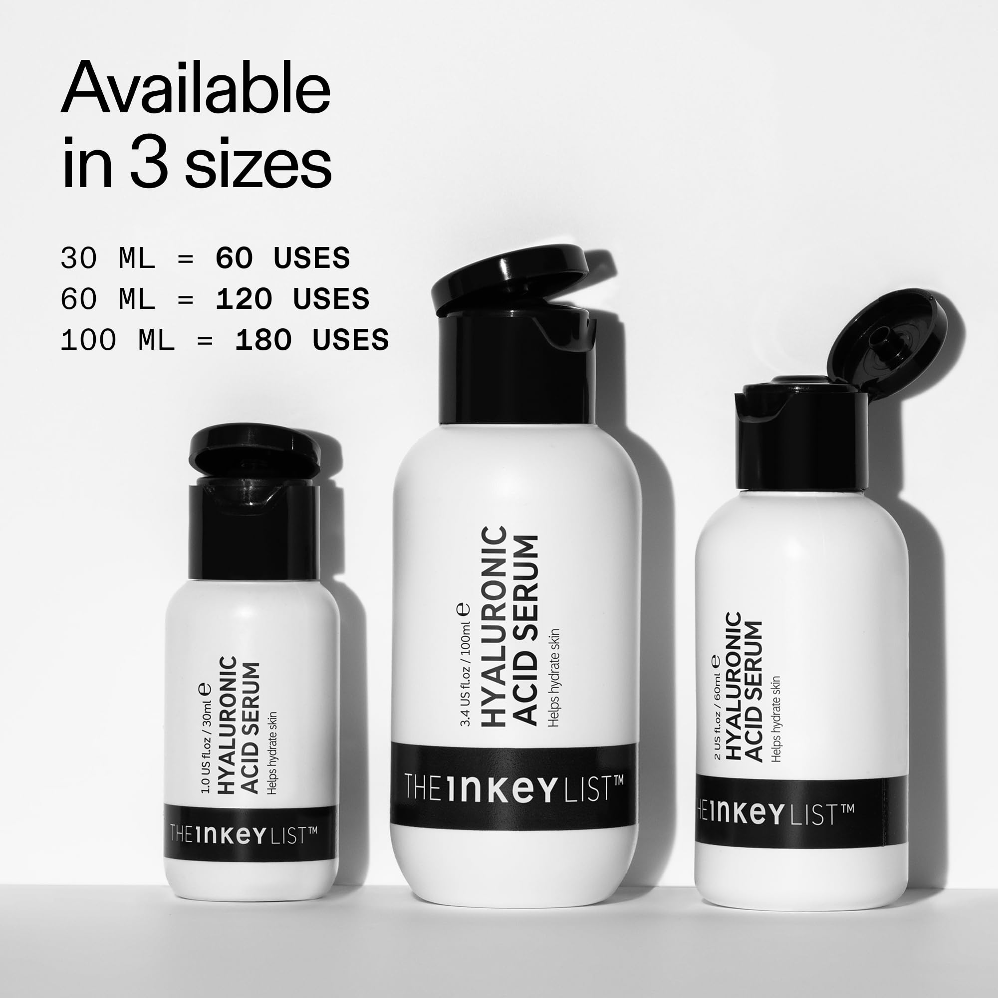 Envase sencillo de The INKEY List, conveniente para la rutina diaria.
