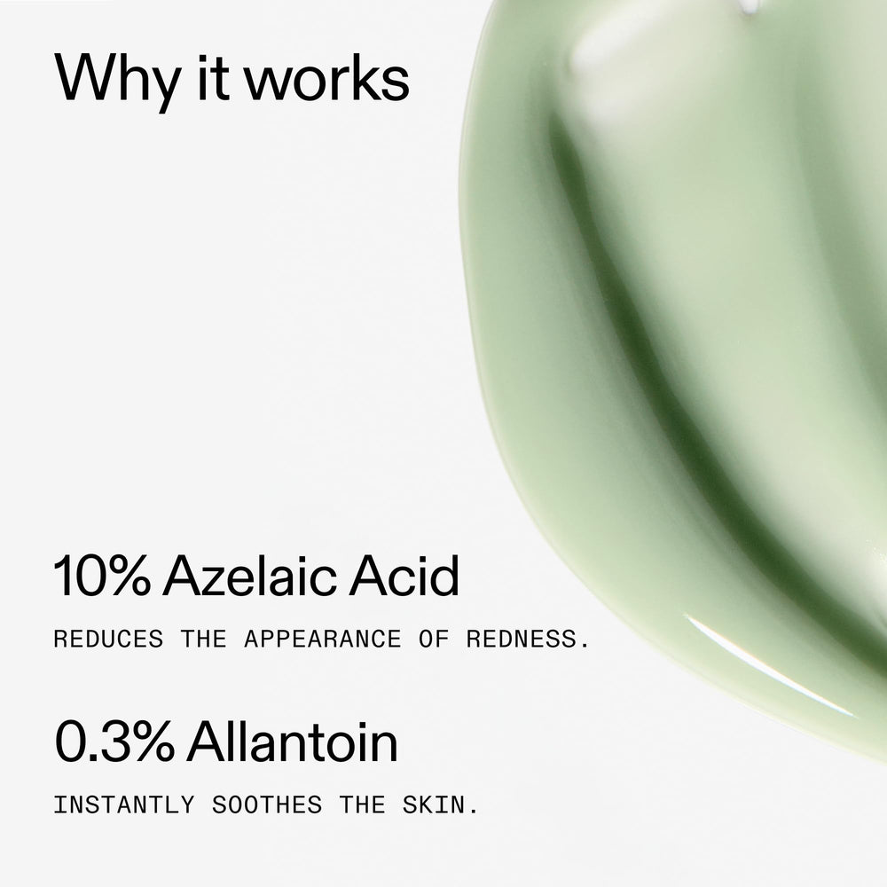 The INKEY List acido-azelaico 10% serum sin residuo blanco tras la aplicación.