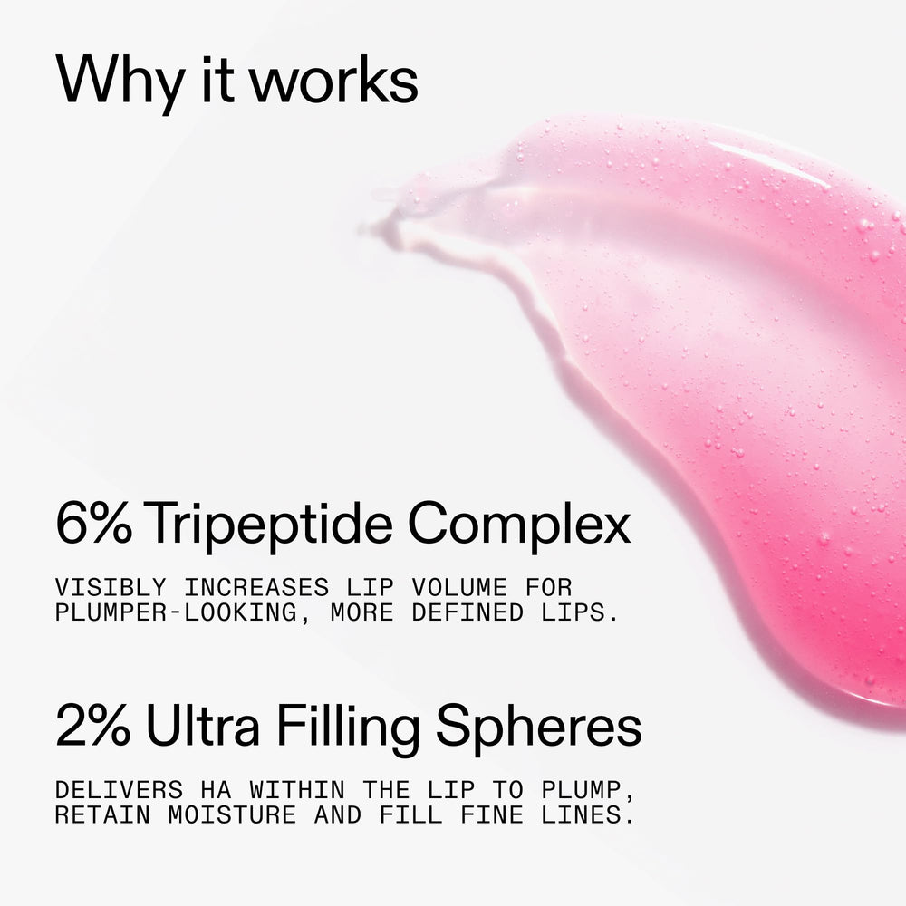 The INKEY List Tripeptide Plumping Lip Balm 10ml: detalle labial con volumen suave