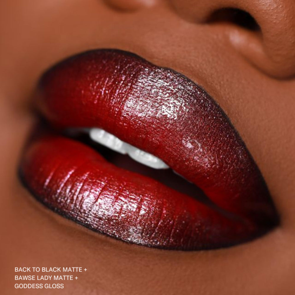 The Lip Bar Bawse Lady tono azul-rojo: expresión audaz para salir