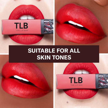 The Lip Bar Hot Mama ofrece pigmento intenso para un look duradero.