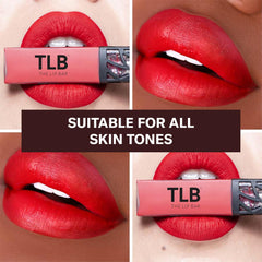 The Lip Bar Hot Mama ofrece pigmento intenso para un look duradero.