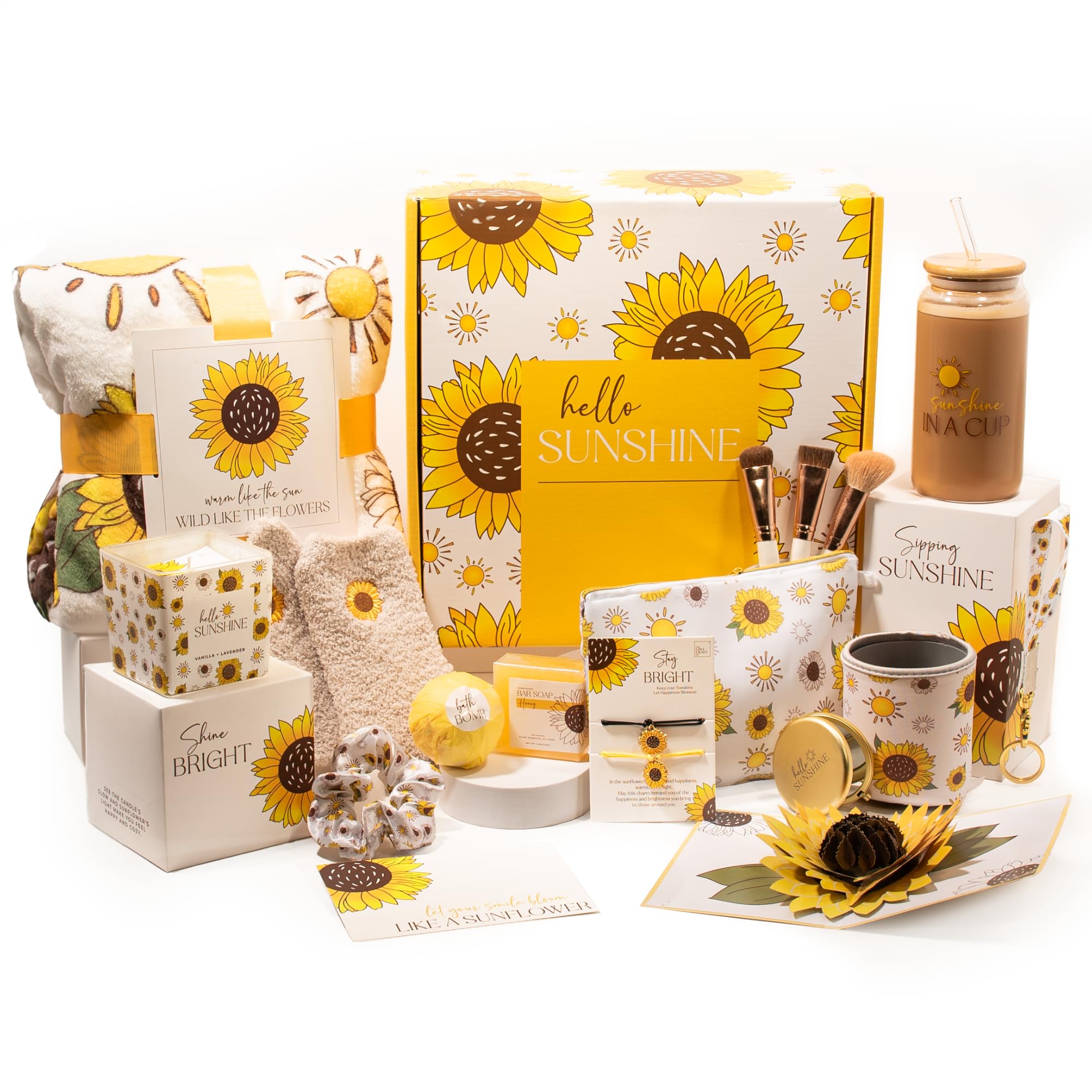 The Love Crate Co. Caja sol-alegria, regalo duradero para cumpleaños y celebraciones.