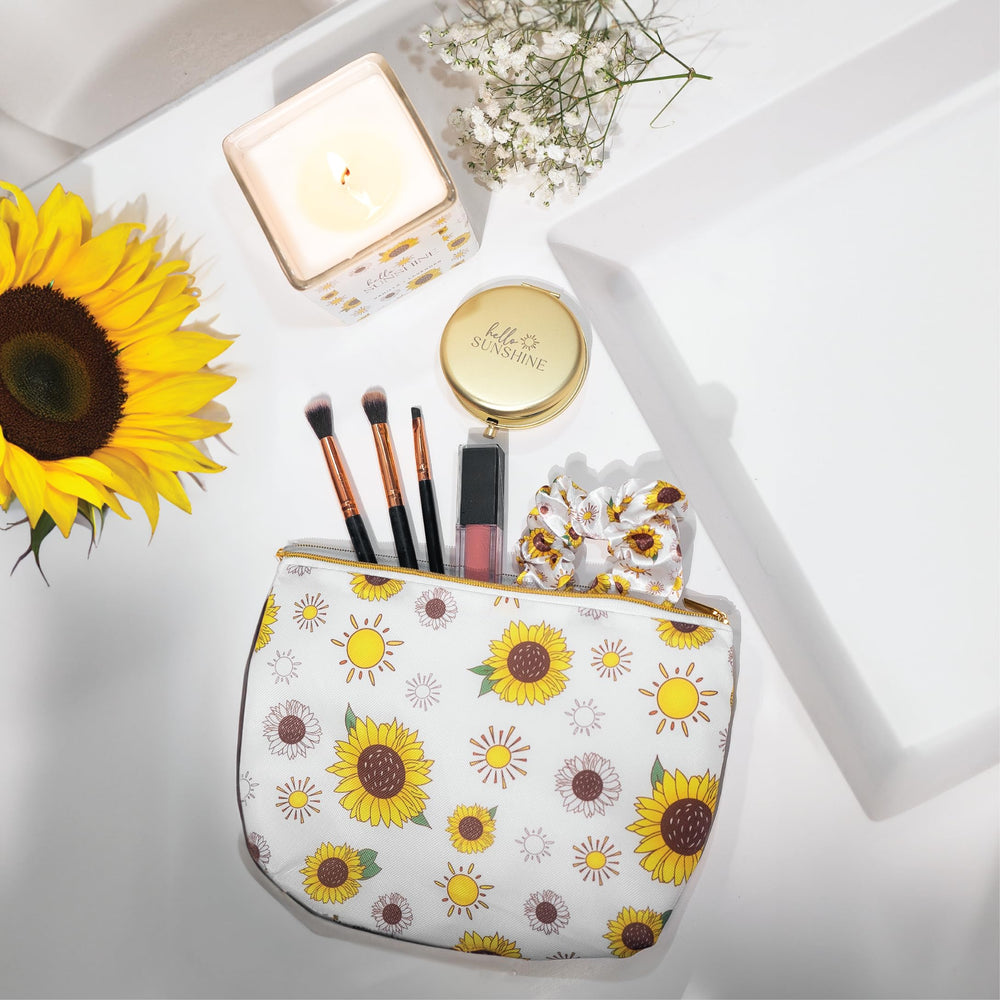 The Love Crate Co. Coletero girasol, añade estilo suave.