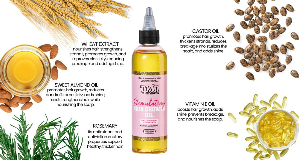 The Mane Attraction: aplicación suave en cuero cabelludo para nutrición.