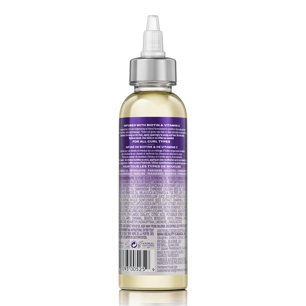 The Mane Choice Alpha Multi-Vitamin, uso diario para cabello suave y manejable.