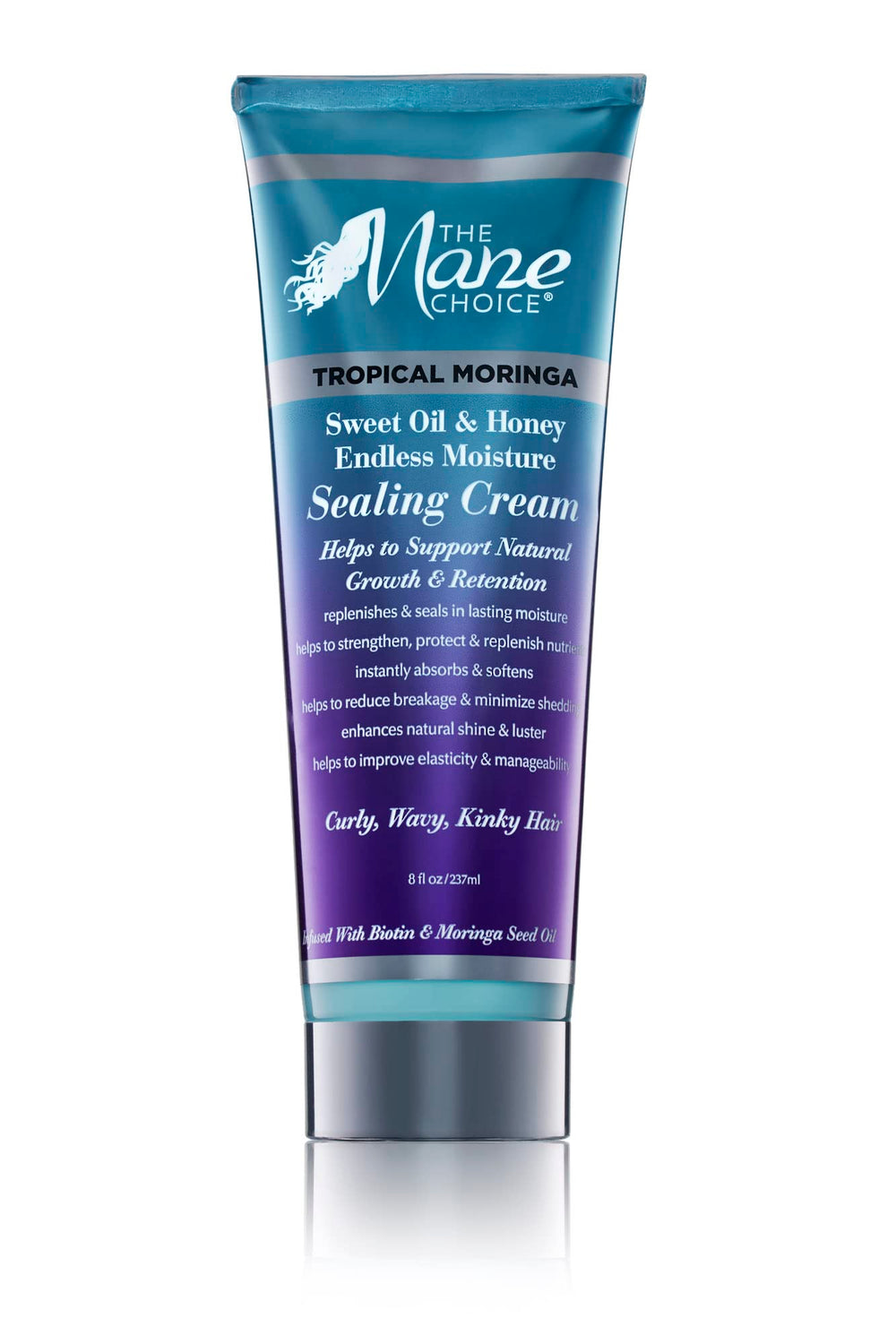The Mane Choice crema humectación infinita en frasco, ideal para retener humedad.
