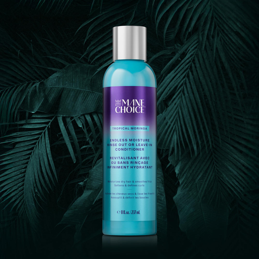The Mane Choice Endless Moisture: aplicación suave para hidratación diaria del cabello.