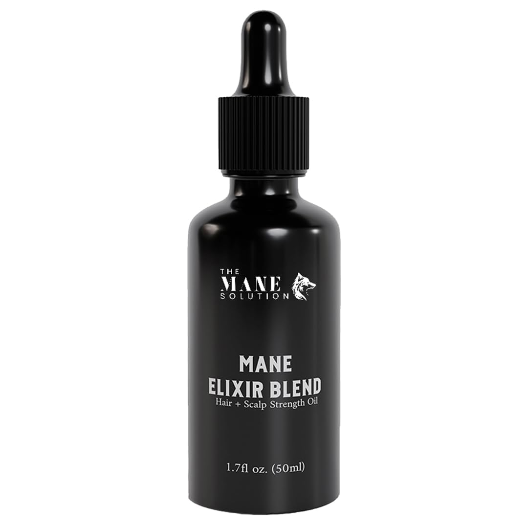 Elixir Mélange The Mane Solution – bouteille 50 ml prête à nourrir le cuir chevelu.